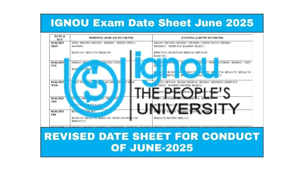 ignou-exam-date-sheet-june-2025